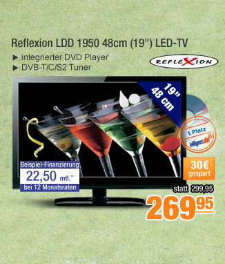 Reflexion LDD 1950 48cm
                                          (19") LED-TV 