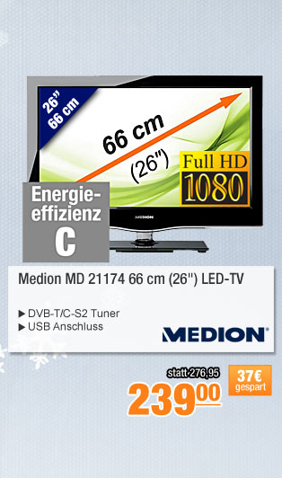 Medion MD 21174 66 cm
                                            (26") LED-TV 