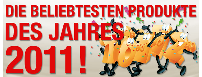 Die beliebtesten Produkte des Jahres 2011