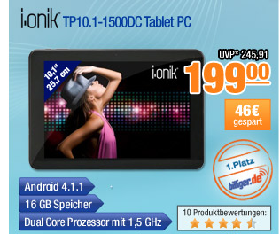 i-onik TP10.1-1500DC
                                            Tablet PC 