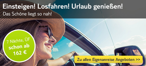Zu allen Eigenanreise Angeboten >>