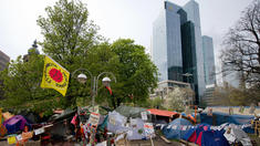 Zeltcamp vor EZB wird geräumt