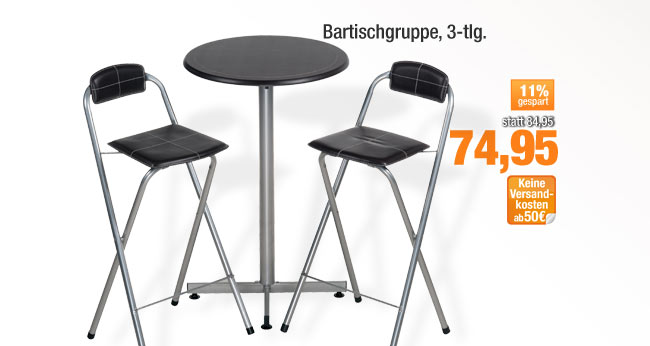 Bartischgruppe, 3-tlg.