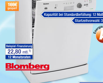 Blomberg GSN 9121 Geschirrsp&uuml;ler