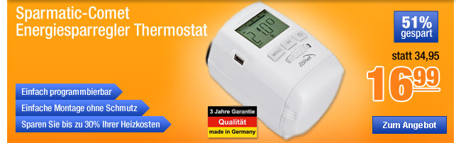 Sparmatic-Comet Energiesparregler Thermostat 