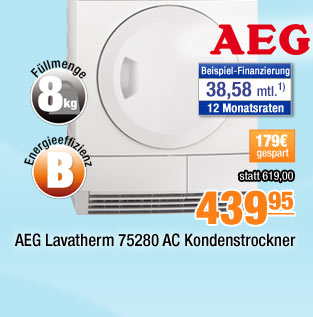 AEG Lavatherm 75280 AC Kondenstrockner 
