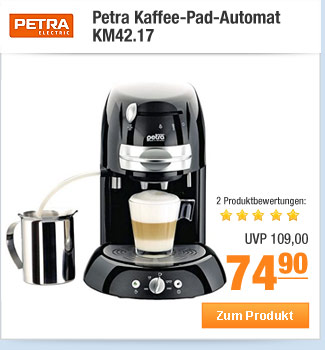 Petra
                                            Kaffee-Pad-Automat KM42.17 