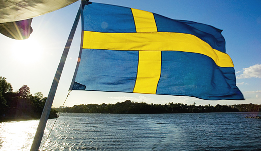 Schwedische Flagge