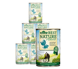 Dehner Best Nature für Katzen, Adult, Nassfutter, 6x200/400g
