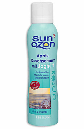 Sunozon Après-Duschschaum mit Joghurt