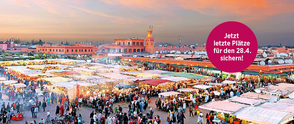 Marrakesch – Bunter Marktplatz