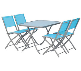 Siena Garden Balkon-Set Kalua, 5-teilig
