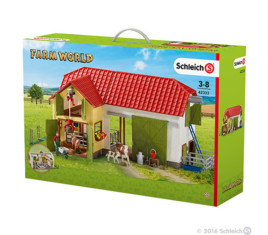 Schleich Großer Bauernhof mit Tieren und Zubehör