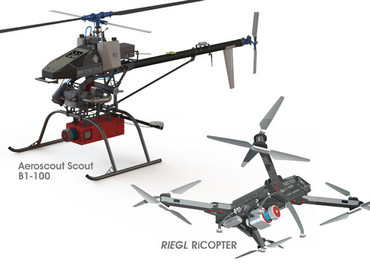 Die UAV der beiden Partner. Bild: Riegl