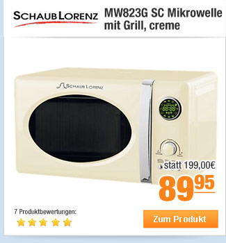 Schaub Lorenz MW823G SC
                                            Mikrowelle mit Grill, creme
                                            