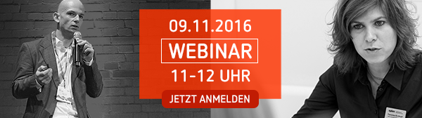 Melden Sie sich zu unserem gratis Webinar am 9.11. an 