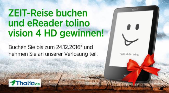 ZEIT-Reise buchen und Tolino gewinnen!