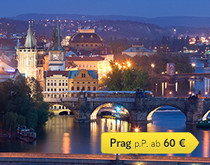 Prag p.P. ab 63 € >>