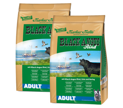 Markus Mühle Black Angus Rind Adult, Trockenfutter, 2 x 15kg