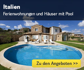 Ferienwohnungen und Häuser in Italien >>