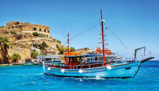 Kreta – Boot vor der Küste Kretas