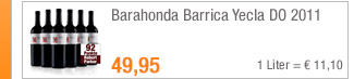 Barahonda Barrica Yecla
                                            DO 2011 