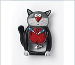 Pendelduhr Black Kitty