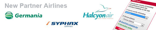 New partner airlines