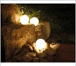 Heitronic Beleuchtete Gartenkugeln 3er Set