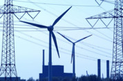Windkraftanlagen vor Kernkraftwerk Brunsbüttel Windkraftanlagen vor Kernkraftwerk Brunsbüttel
