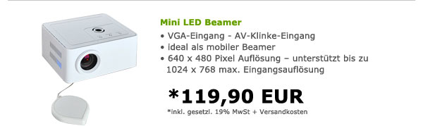 mini LED Beamer