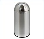 Push Abfalleimer Edelstahl, 70 Liter