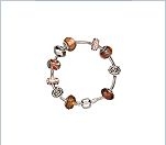 Beads Armband, braun