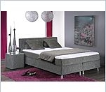 Boxspringbett Grand, versch. Gr&ouml;&szlig;en, Farbe: grau