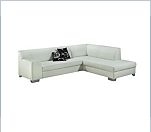 Ecksofa mit Ottomane, versch. Ausf&uuml;hrungen, Farbe: natur -ab
