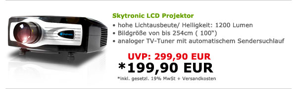 Skytronic LCD Projector 2
