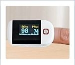 Med X5 Finger-Pulsoxymeter inkl. Halteband und Batterien