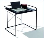 Schreibtisch Argon 129101, schwarz