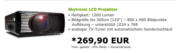 Skytronic LCD Projector