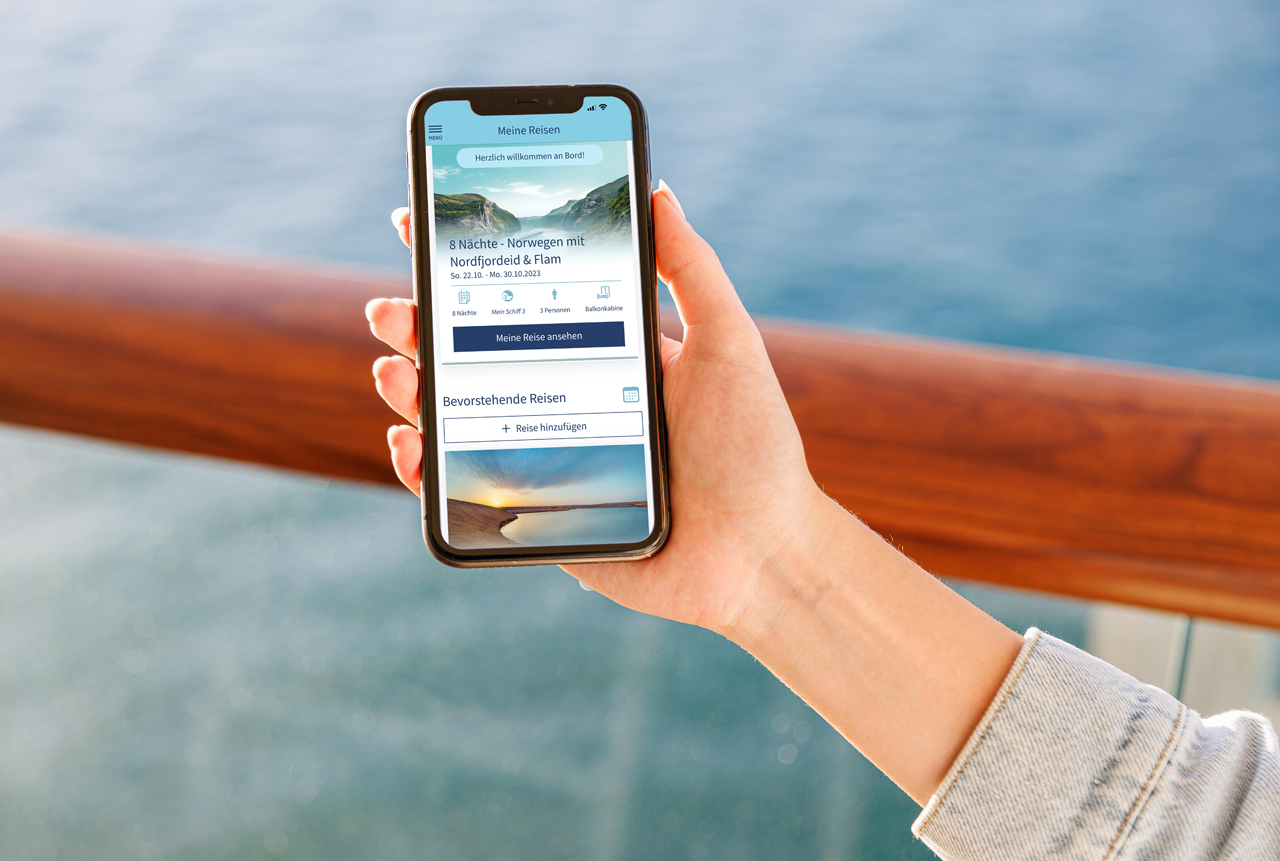 Jetzt die Mein Schiff App herunterladen
