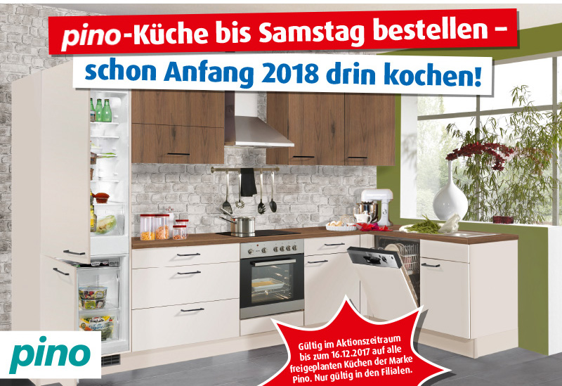 Pino Kuche Bist Samstag Bestellen Schon Anfang 2018 Drin Kochen Deal Held De