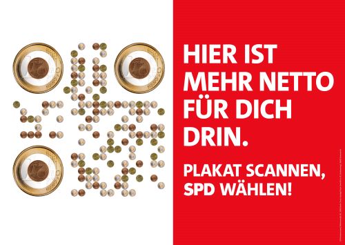 Mehr für Dich. Plakatbeispiel