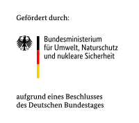 gefördert durch Bundesministerium für Umwelt, Naturschutz und nukleare Sicherheit, aufgrund eines Beschlusses des Deutschen Bundestages