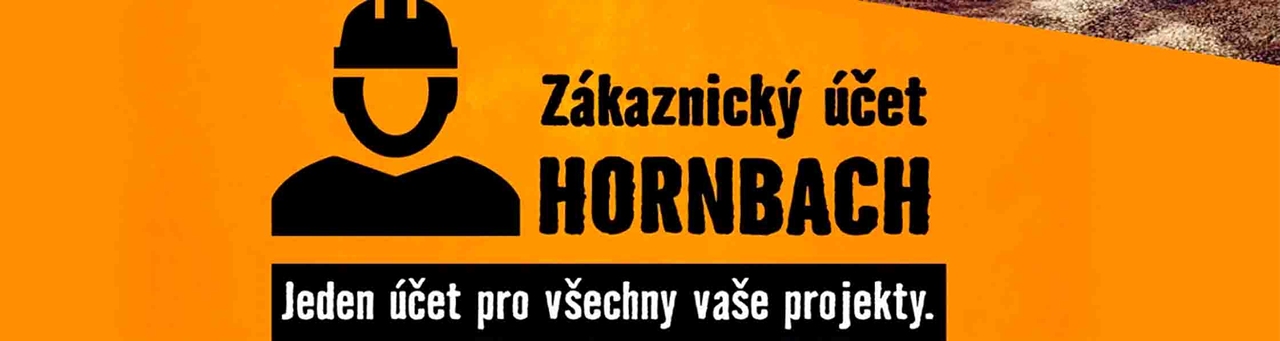 Z&aacute;kaznick&yacute; &uacute;čet HORNBACH