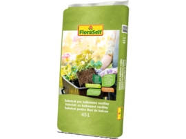 Substr&aacute;t pro balk&oacute;nov&eacute; rostliny FloraSelf 45 l