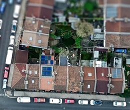 (6) neighborhood with solar panels