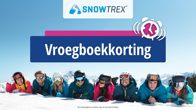 SnowTrex - Vroegboekkorting SnowTrex - Vroegboekkorting