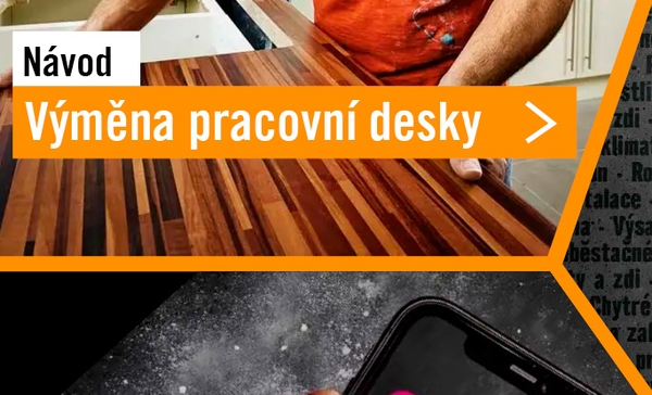 Jak vyměnit kuchyňskou pracovn&iacute; desku