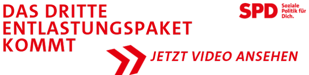 Das dritte Entlastungspaket kommt. Jetzt Video ansehen.
