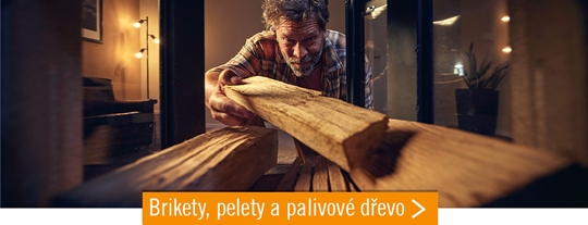 Brikety, pelety a palivov&eacute; dřevo